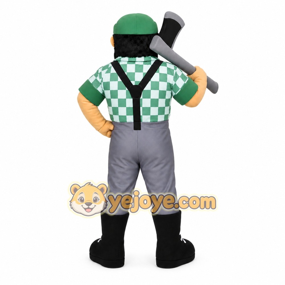 Strongman Mascot Costume for Adults Custom Logo Party Character Suit Strongman Mascot Costume for Adults Custom Logo Party Character Suit