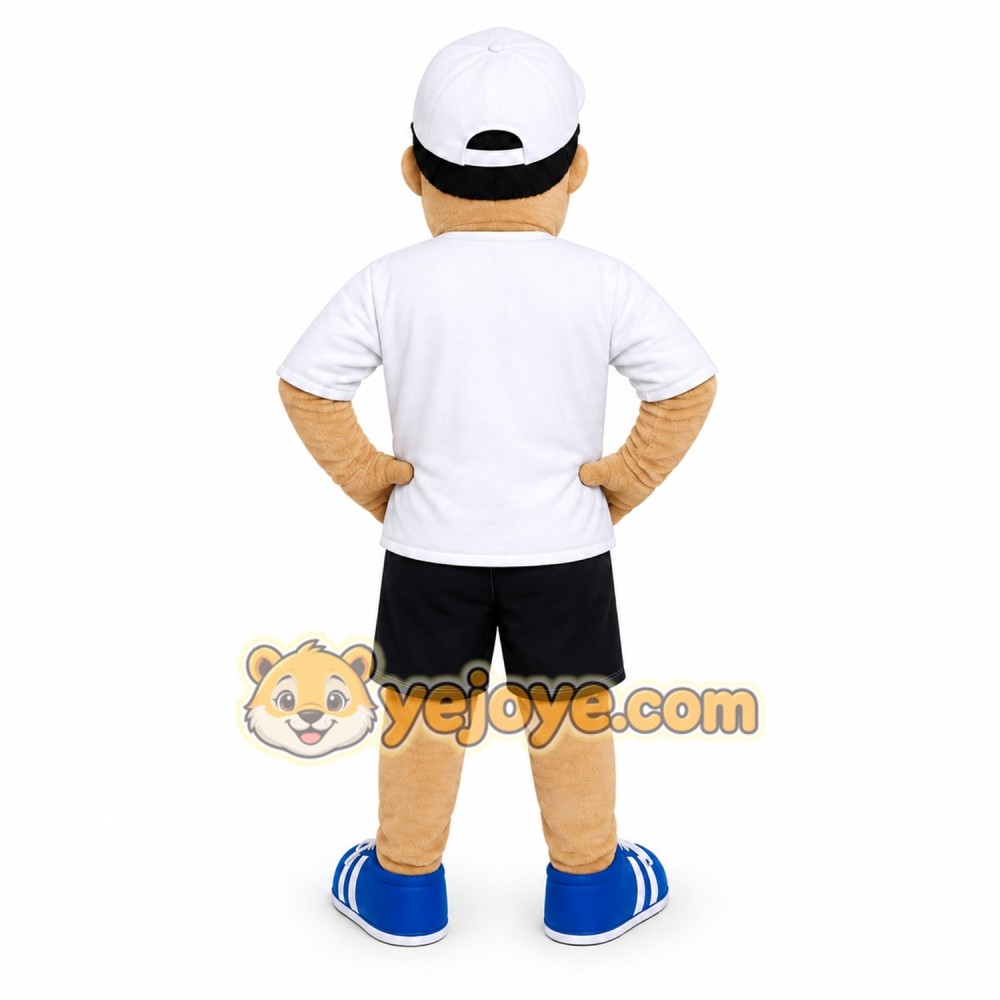 Boy Mascot Costume for Adults Custom Logo Party Character Suit