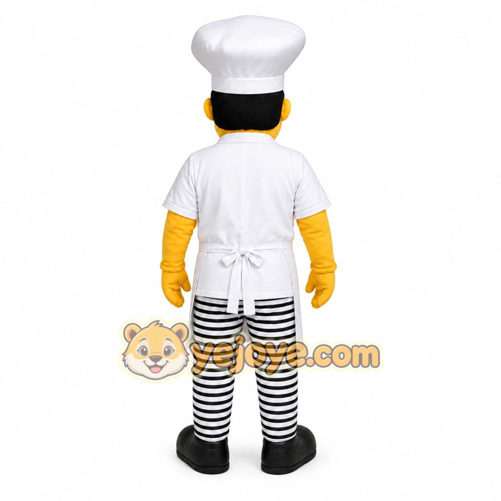 Chef Mascot Costume for Adults Custom Logo Party Character Suit