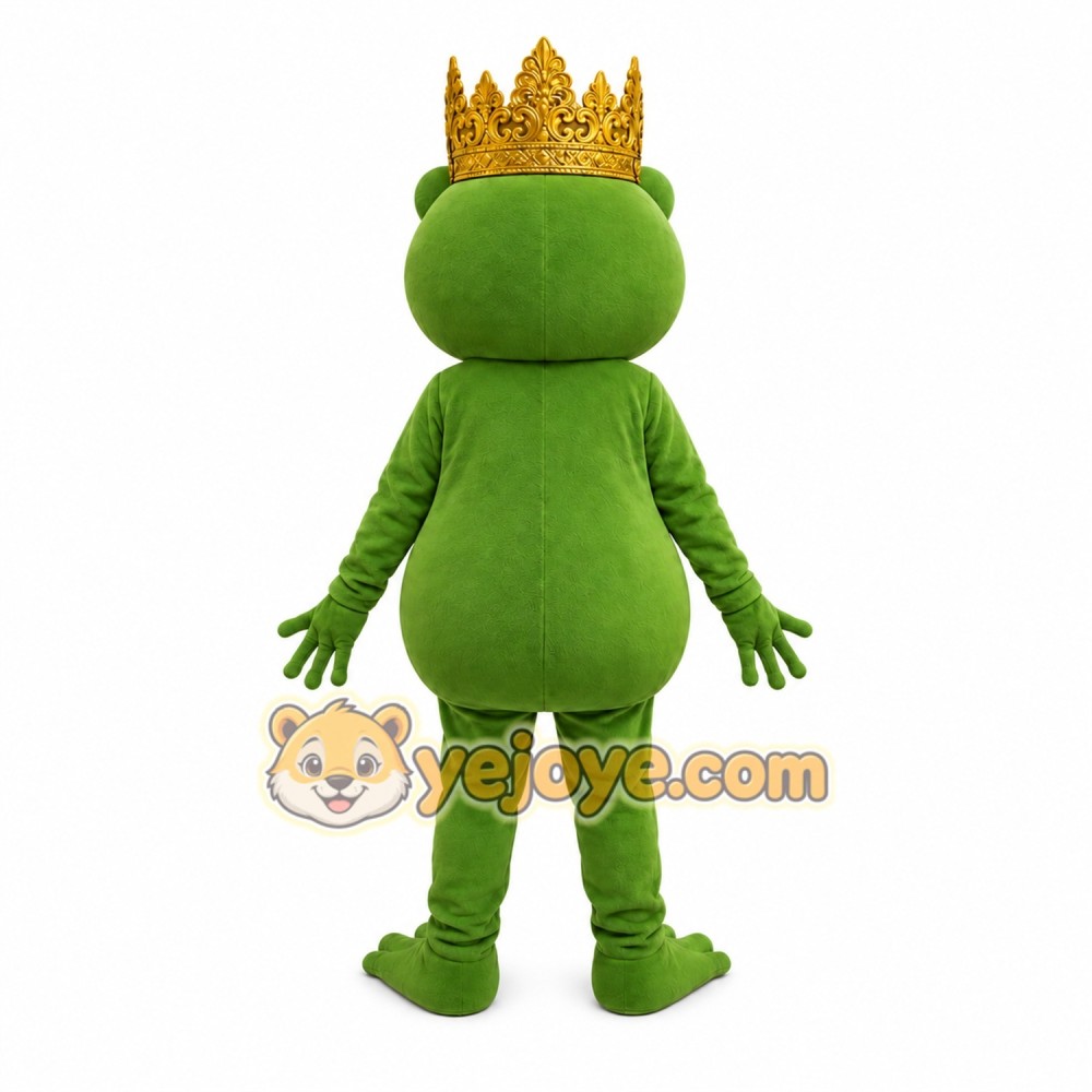 Frog Mascot Costume for Adults Custom Logo Party Character Suit