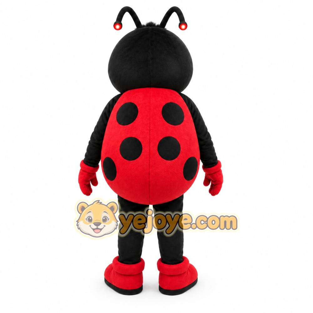 Ladybug Mascot Costume for Adults Custom Logo Party Character Suit Ladybug Mascot Costume for Adults Custom Logo Party Character Suit