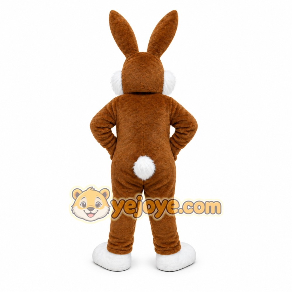 Rabbit Mascot Costume for Adults Custom Logo Party Character Suit