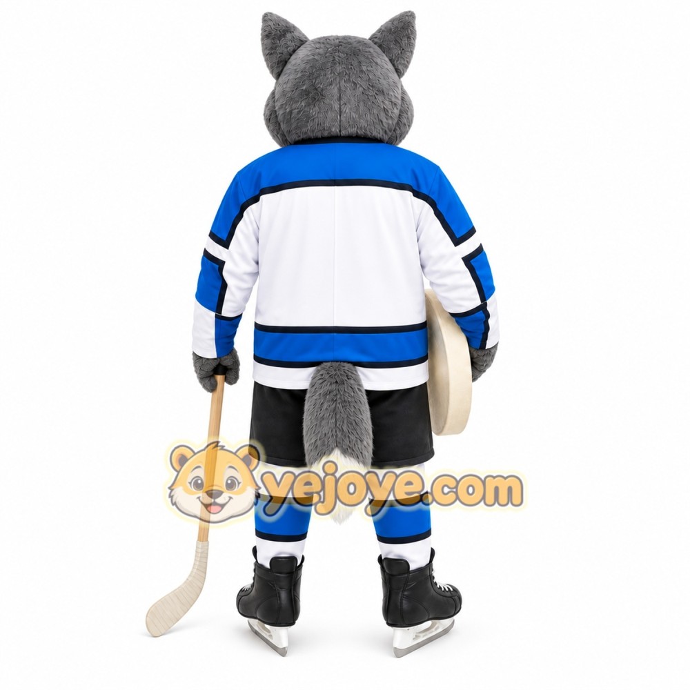 Wolf Mascot Costume for Adults Custom Logo Party Character Suit