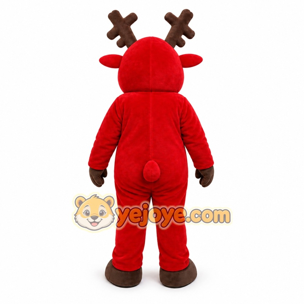 Reindeer Mascot Costume for Adults Custom Logo Party Character Suit