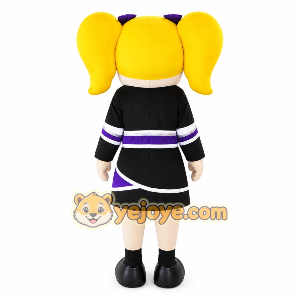 cheerleader Mascot Costume for Adults Custom Logo Party Character Suit