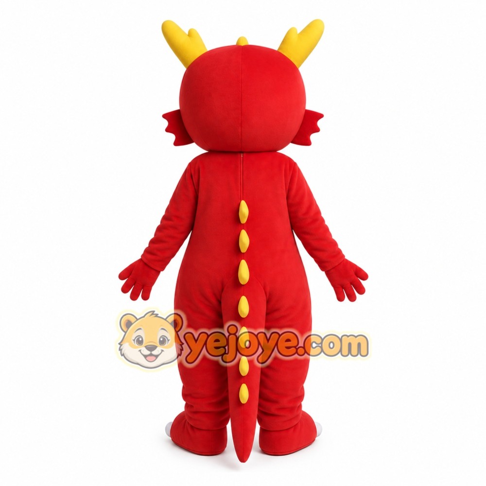 Dragon Mascot Costume for Adults Custom Logo Party Character Suit