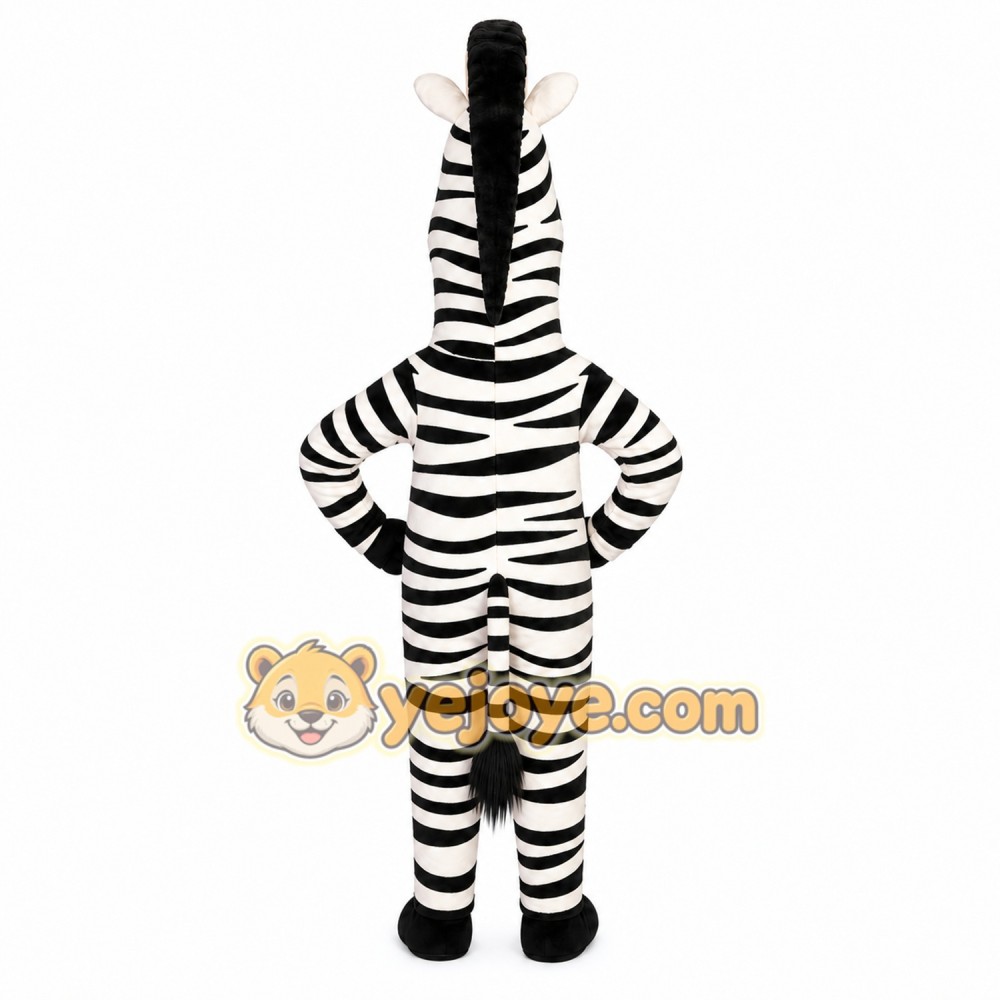 Zebra Mascot Costume for Adults Custom Logo Party Character Suit Zebra Mascot Costume for Adults Custom Logo Party Character Suit