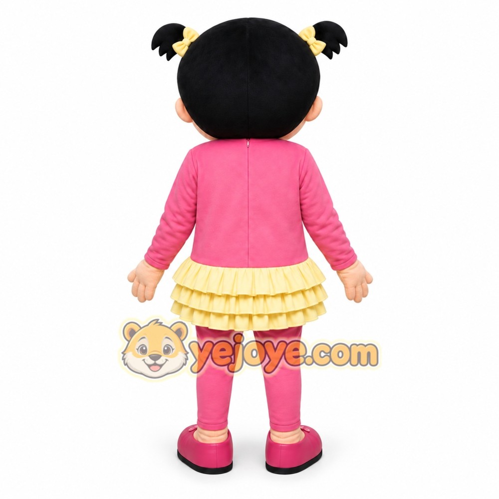 Girl Mascot Costume for Adults Custom Logo Party Character Suit Girl Mascot Costume for Adults Custom Logo Party Character Suit