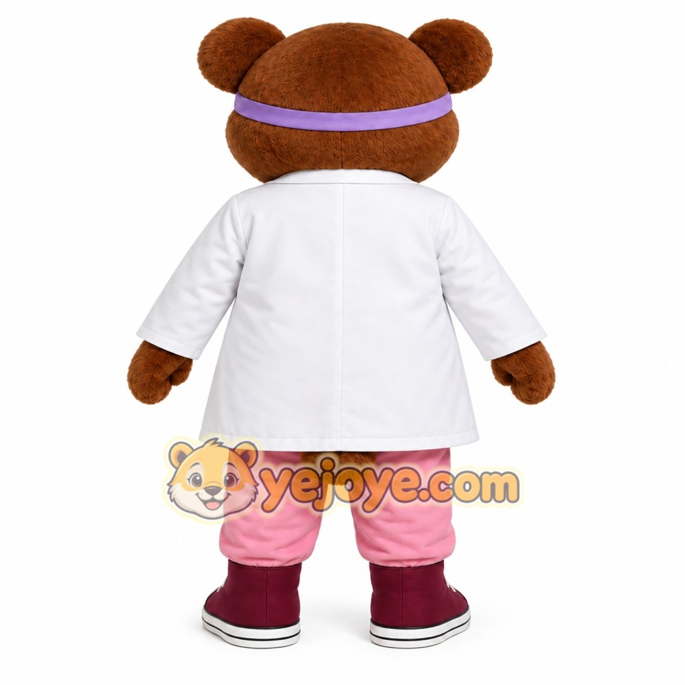 Bear Mascot Costume for Adults Custom Logo Party Character Suit