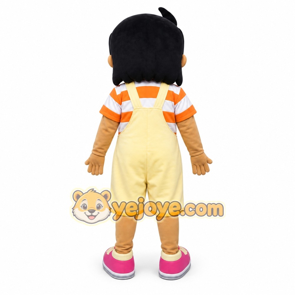 Boy Mascot Costume for Adults Custom Logo Party Character Suit