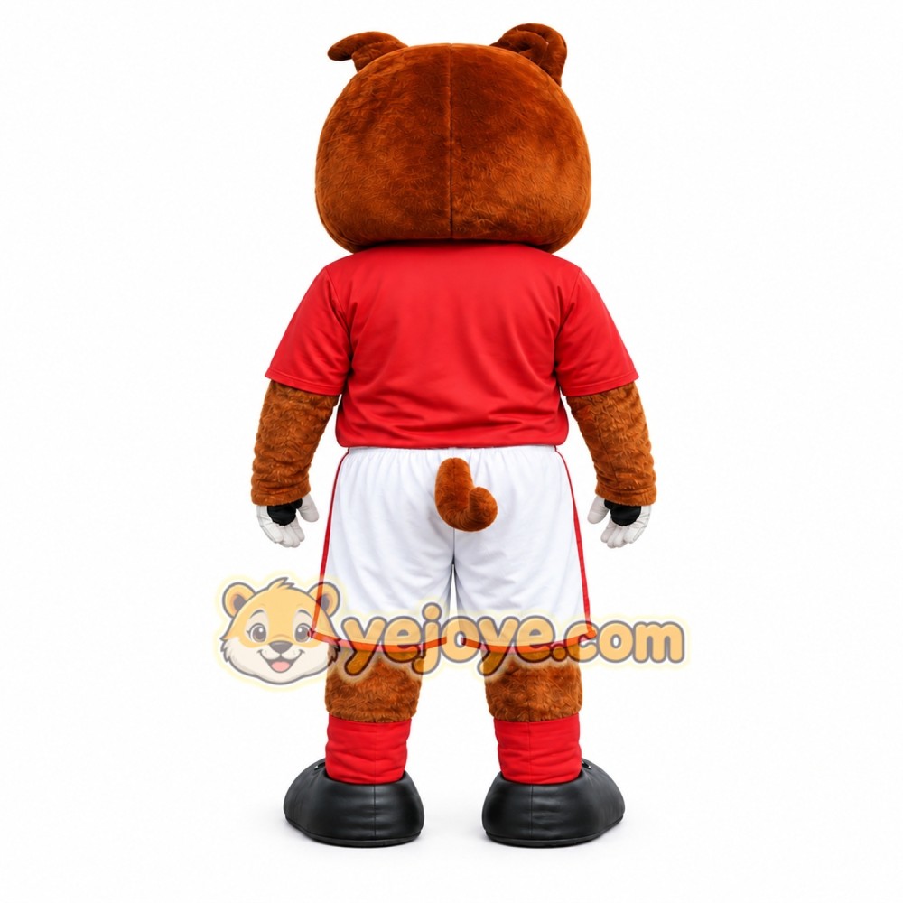 Bulldog Mascot Costume for Adults Custom Logo Party Character Suit