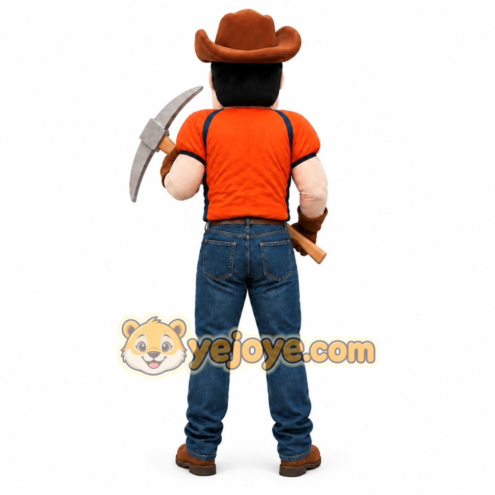 Miner Mascot Costume for Adults Custom Logo Party Character Suit Miner Mascot Costume for Adults Custom Logo Party Character Suit