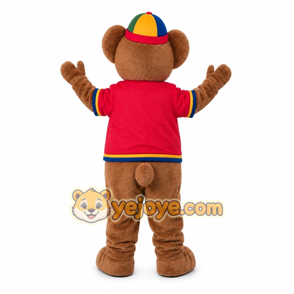Bear Mascot Costume for Adults Custom Logo Party Character Suit