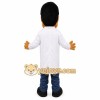 Man in White Lab Coat Mascot Costume for Adults Custom Logo Party Character Suit Man in White Lab Coat Mascot Costume for Adults Custom Logo Party Character Suit