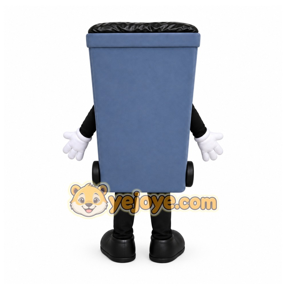 Trash Can Mascot Costume for Adults Custom Logo Party Character Suit