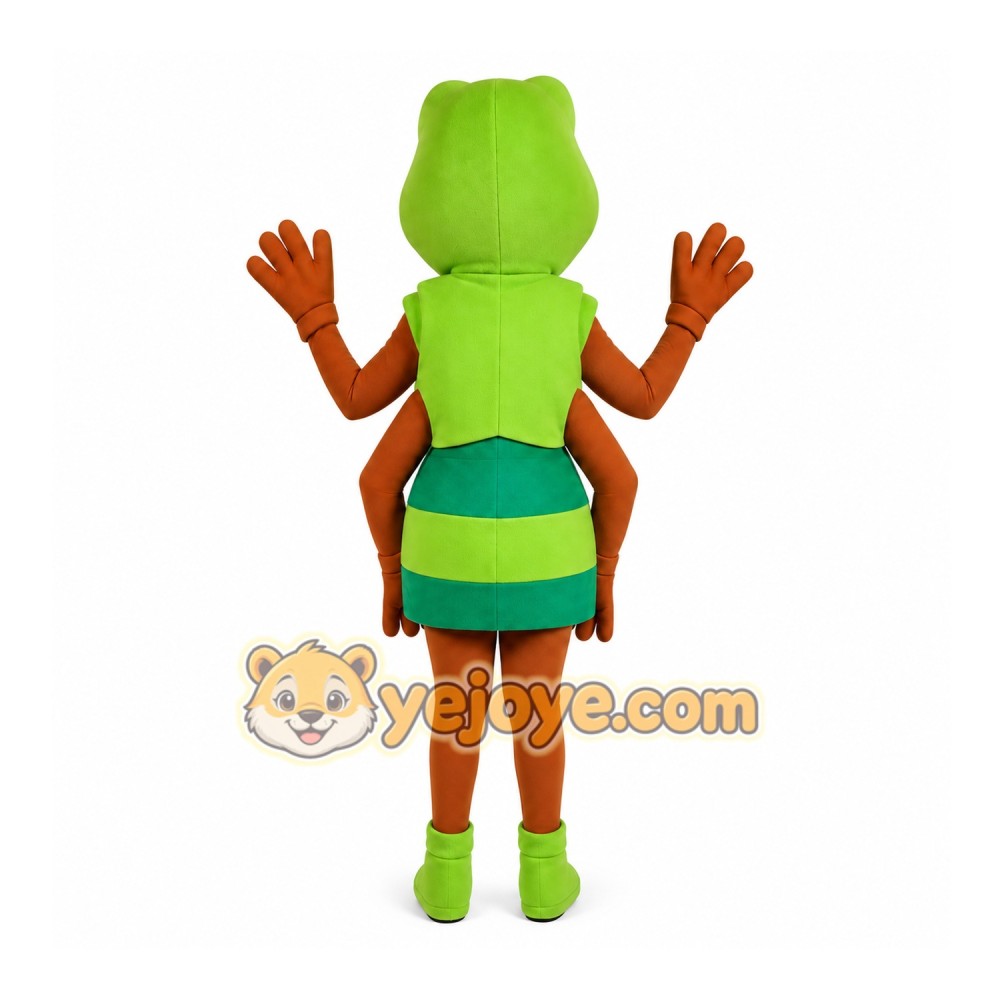 Frog Mascot Costume for Adults Custom Logo Party Character Suit Frog Mascot Costume for Adults Custom Logo Party Character Suit