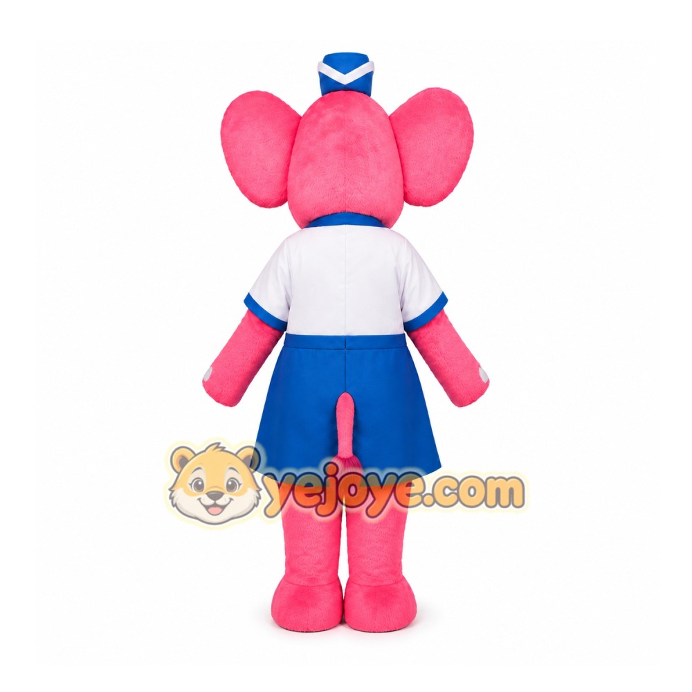 Elephant Mascot Costume for Adults Custom Logo Party Character Suit