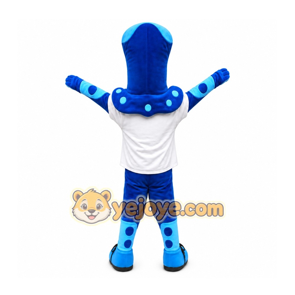 Octopus Mascot Costume for Adults Custom Logo Party Character Suit