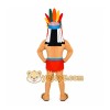 Indigenous Person Mascot Costume for Adults Custom Logo Party Character Suit