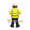 Worker Mascot Costume for Adults Custom Logo Party Character Suit Worker Mascot Costume for Adults Custom Logo Party Character Suit