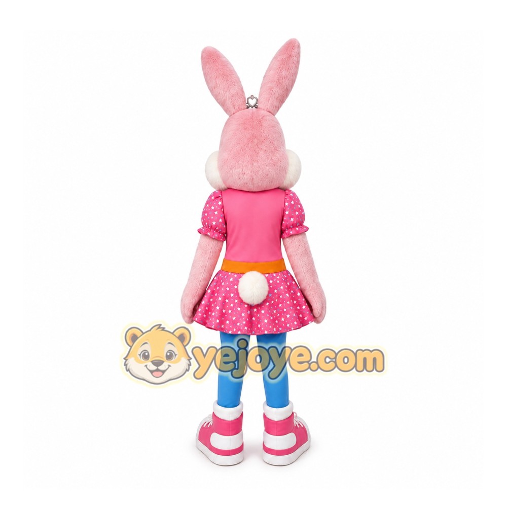 Rabbit Mascot Costume for Adults Custom Logo Party Character Suit Rabbit Mascot Costume for Adults Custom Logo Party Character Suit