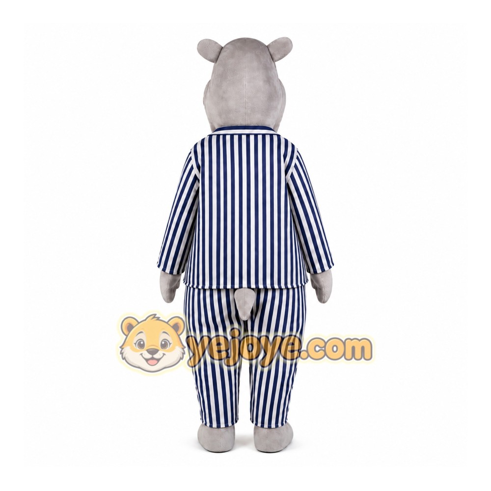 Hippo Mascot Costume for Adults Custom Logo Party Character Suit