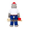 Hippo Mascot Costume for Adults Custom Logo Party Character Suit