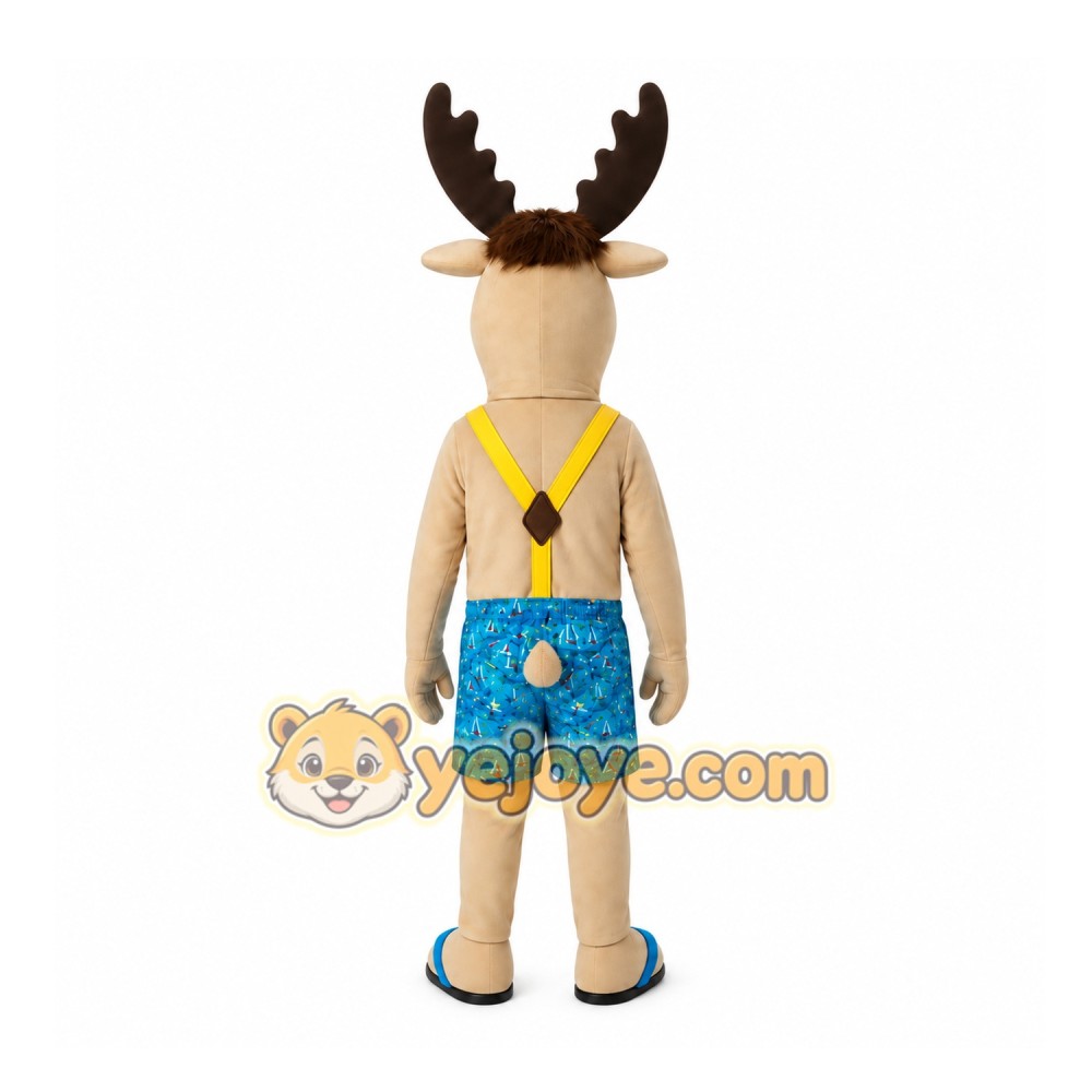 Moose Mascot Costume for Adults Custom Logo Party Character Suit Moose Mascot Costume for Adults Custom Logo Party Character Suit