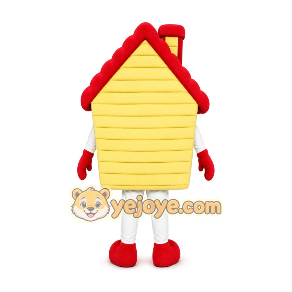 House Mascot Costume for Adults Custom Logo Party Character Suit