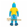 Blue Shark in Yellow Shirt Mascot Costume for Adults Custom Logo Party Character Suit Blue Shark in Yellow Shirt Mascot Costume for Adults Custom Logo Party Character Suit
