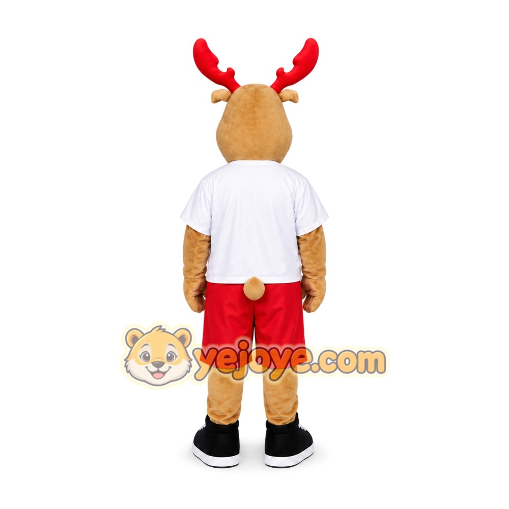 Moose Mascot Costume for Adults Custom Logo Party Character Suit