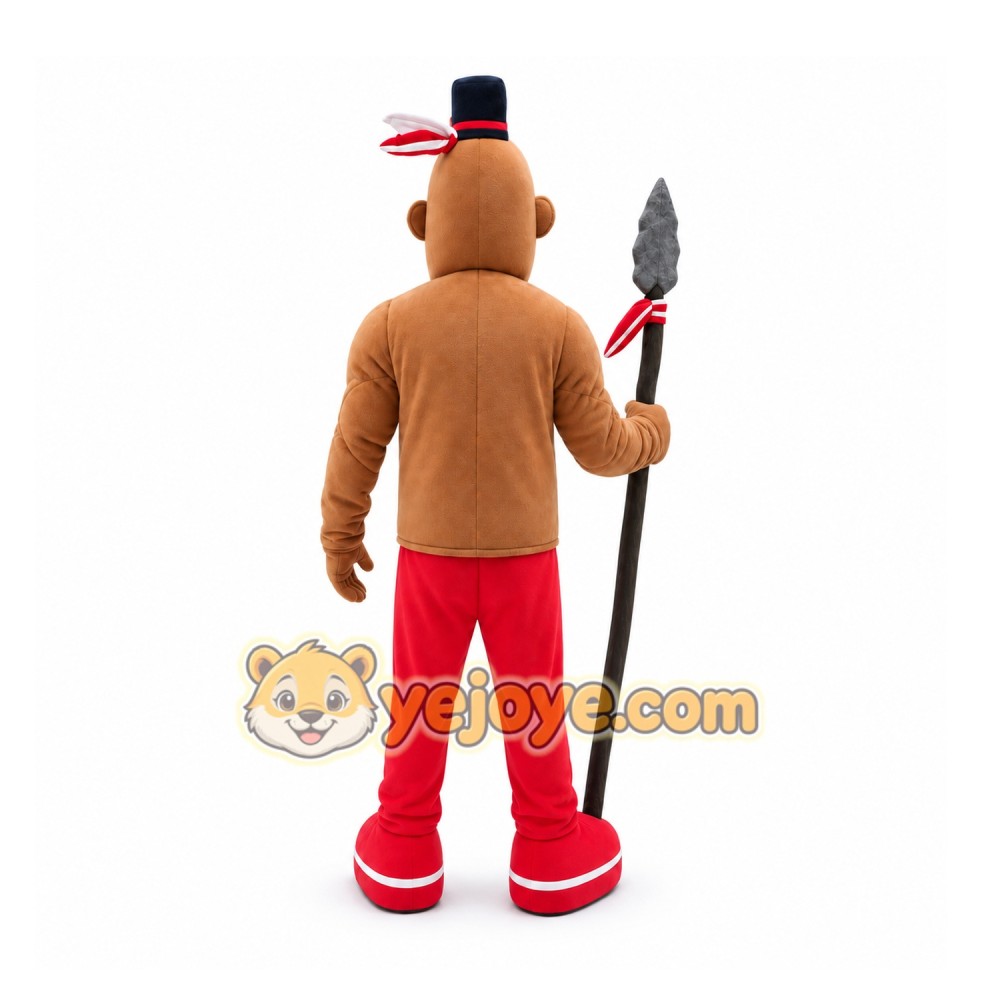 Warrior with Spear Mascot Costume for Adults Custom Logo Party Character Suit Warrior with Spear Mascot Costume for Adults Custom Logo Party Character Suit