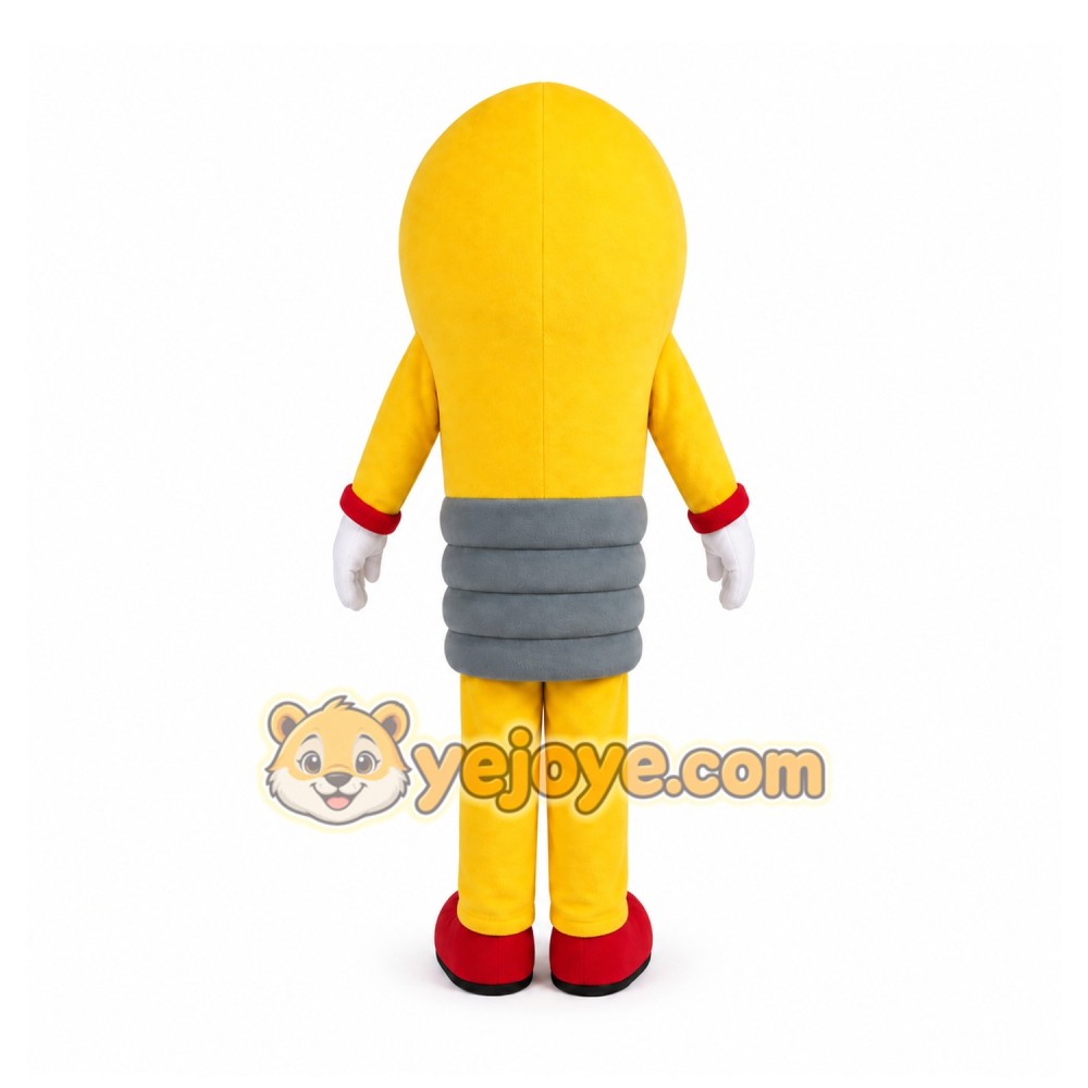 Lightbulb Mascot Costume for Adults Custom Logo Party Character Suit Lightbulb Mascot Costume for Adults Custom Logo Party Character Suit