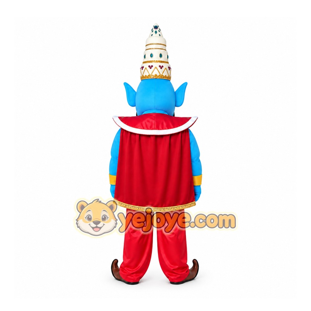Genie Mascot Costume for Adults Custom Logo Party Character Suit