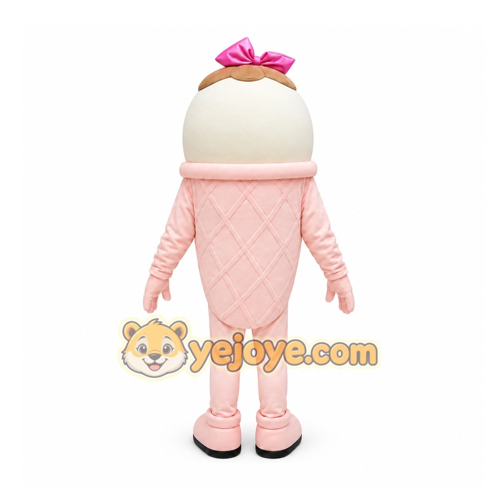 Ice Cream Mascot Costume for Adults Custom Logo Party Character Suit Ice Cream Mascot Costume for Adults Custom Logo Party Character Suit