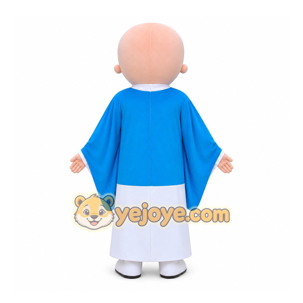 Monk character Mascot Costume for Adults Custom Logo Party Character Suit
