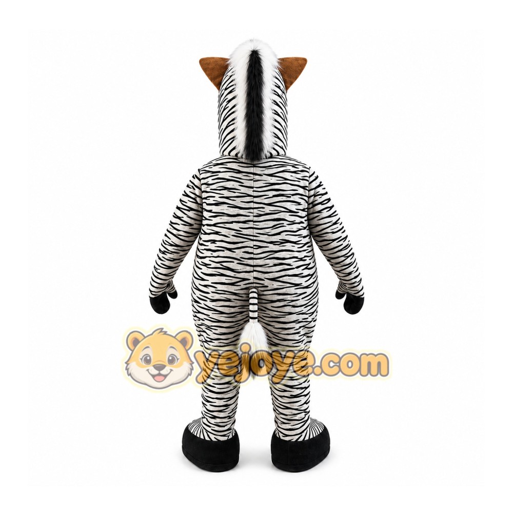 Zebra Mascot Costume for Adults Custom Logo Party Character Suit Zebra Mascot Costume for Adults Custom Logo Party Character Suit
