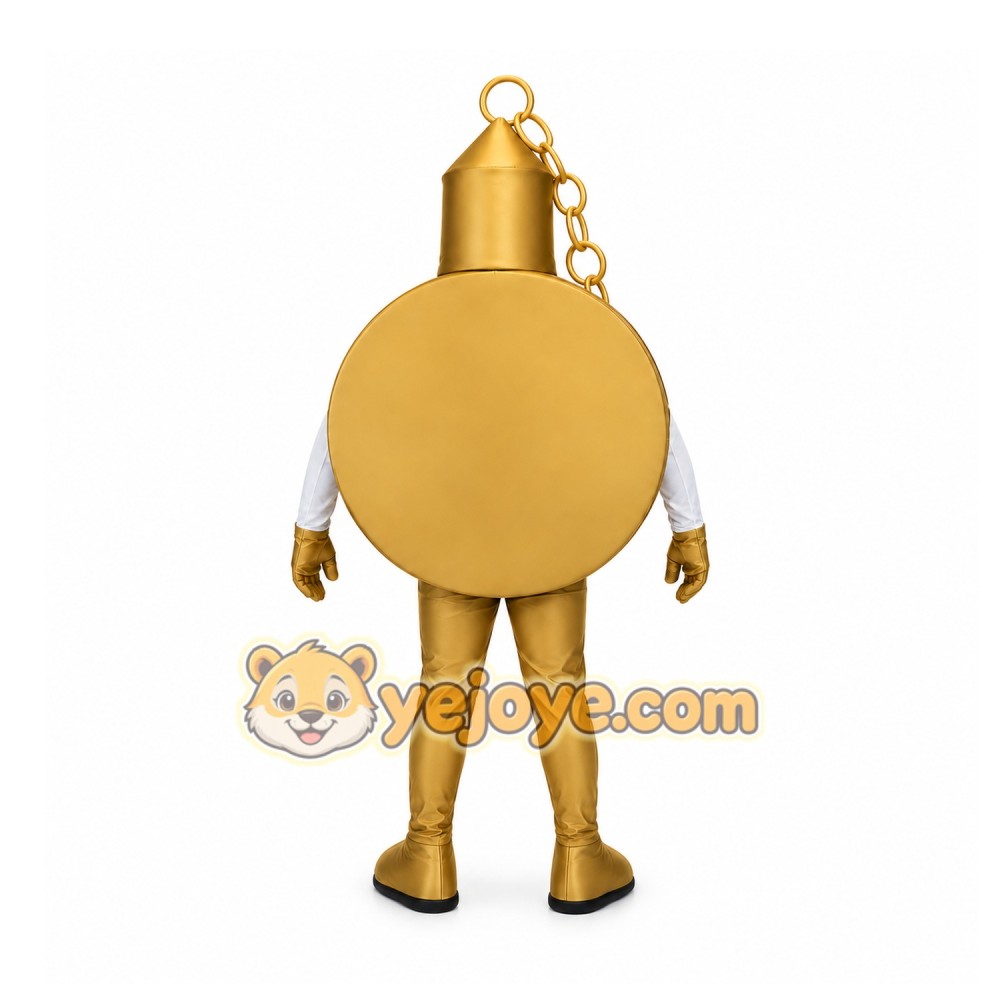 Clock Mascot Costume for Adults Custom Logo Party Character Suit