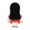 Cartoon Girl in Red Robe Mascot Costume for Adults Custom Logo Party Character Suit