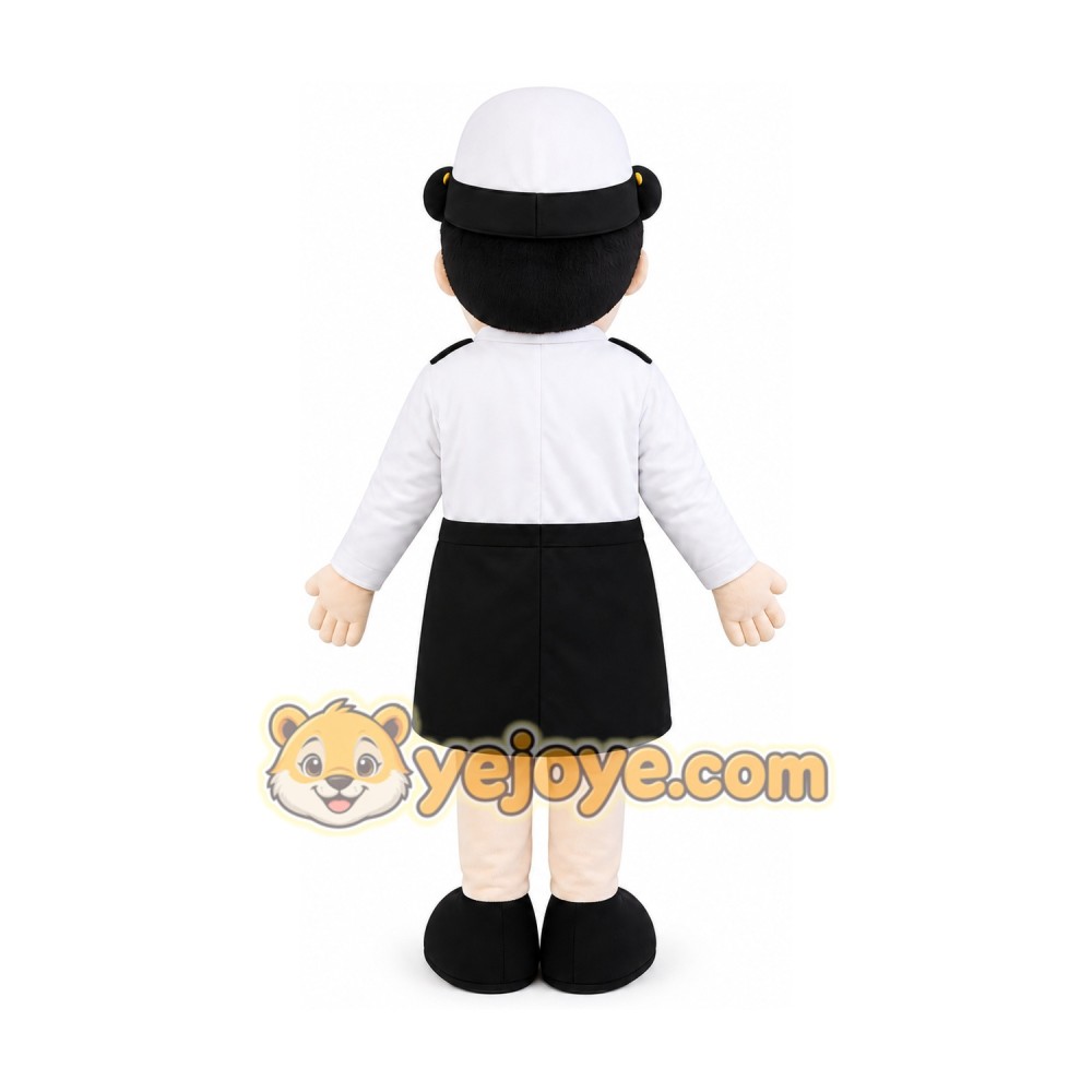 Officer Mascot Costume for Adults Custom Logo Party Character Suit Officer Mascot Costume for Adults Custom Logo Party Character Suit