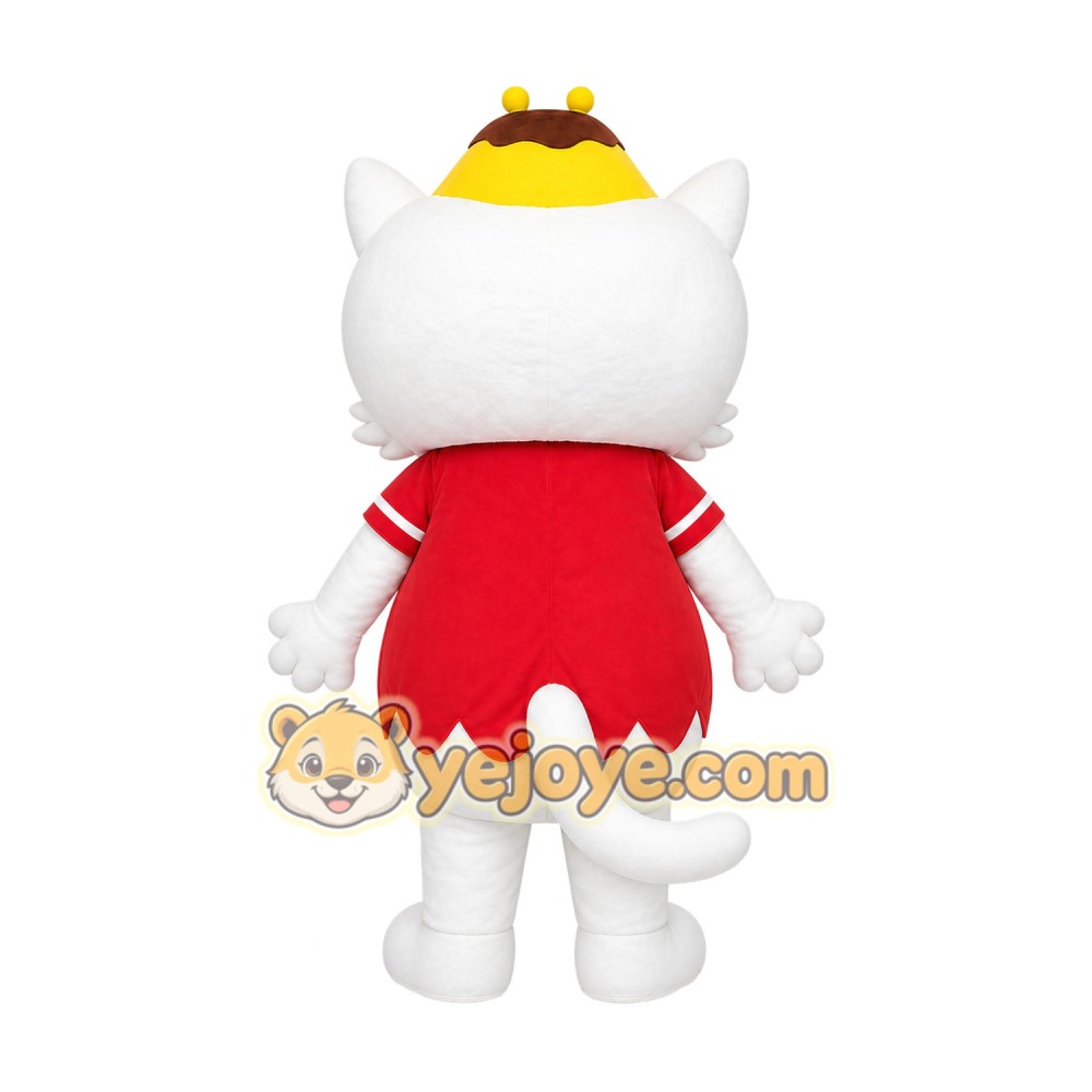 Cat Mascot Costume for Adults Custom Logo Party Character Suit