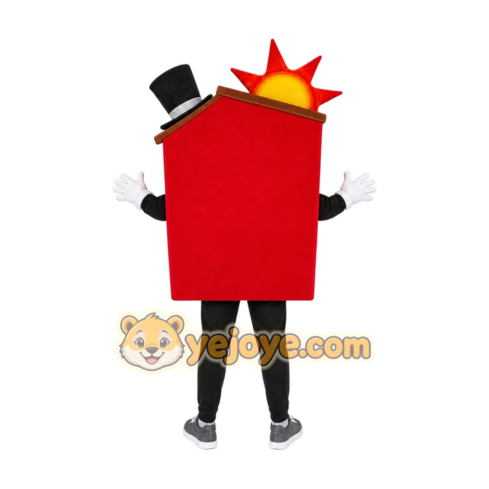 House Mascot Costume for Adults Custom Logo Party Character Suit