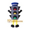 Traffic Light Mascot Costume for Adults Custom Logo Party Character Suit