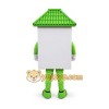 House Mascot Costume for Adults Custom Logo Party Character Suit