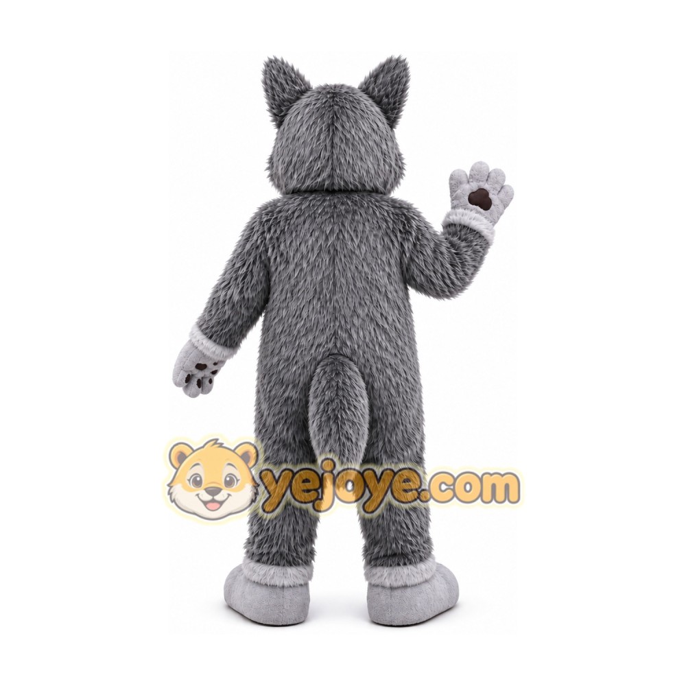 Wolf Mascot Costume for Adults Custom Logo Party Character Suit