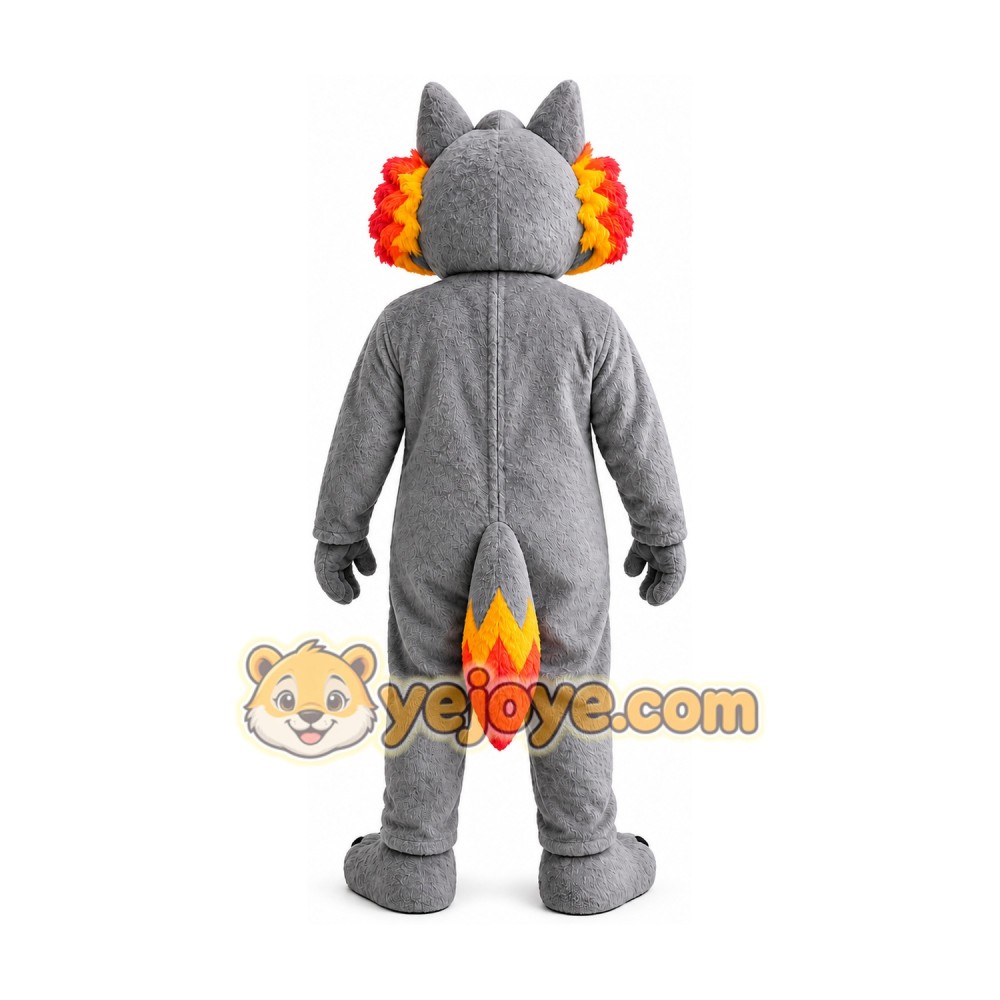 Wolf Mascot Costume for Adults Custom Logo Party Character Suit