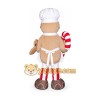 Gingerbread Man Mascot Costume for Adults Custom Logo Party Character Suit