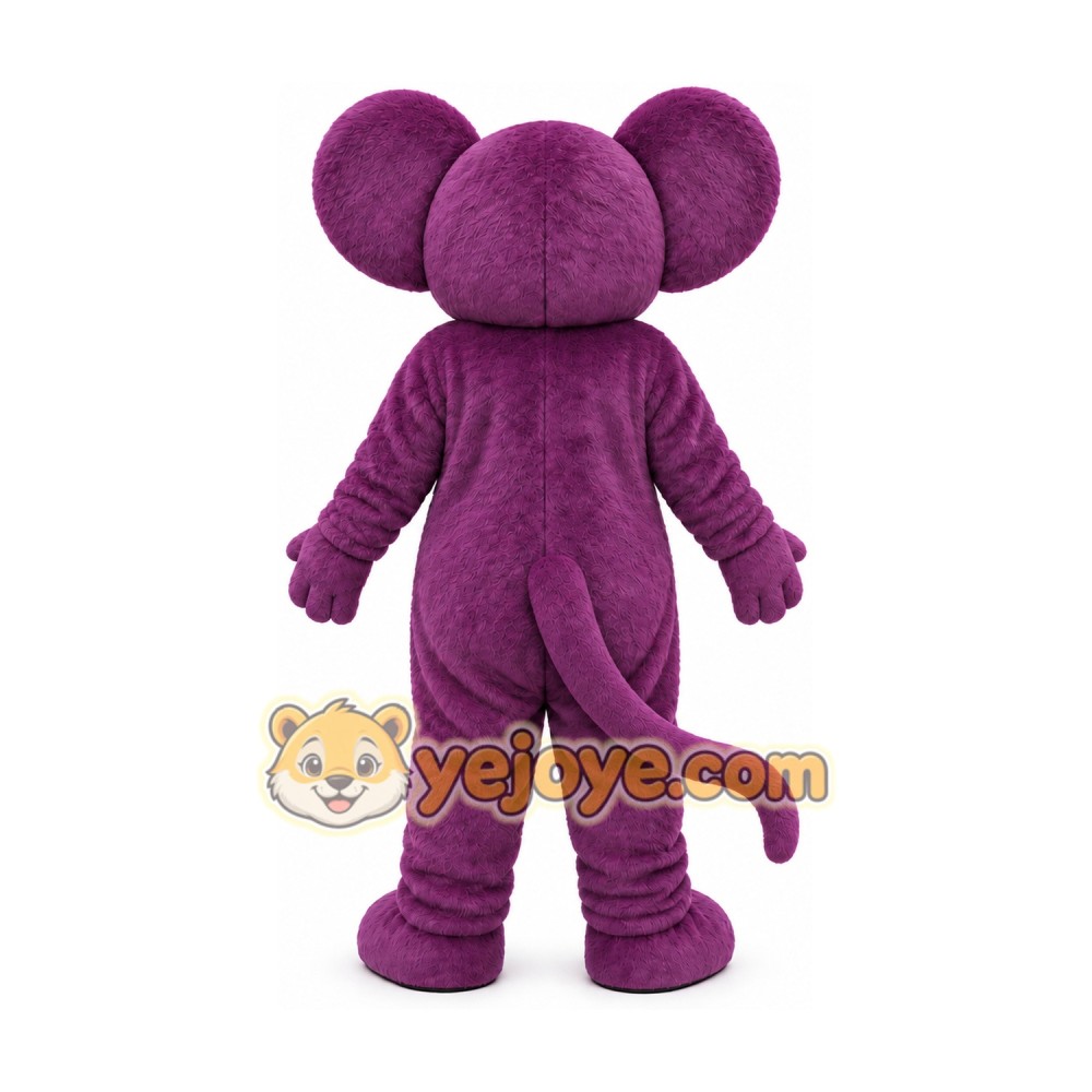 Purple Mouse Mascot Costume for Adults Custom Logo Party Character Suit Purple Mouse Mascot Costume for Adults Custom Logo Party Character Suit