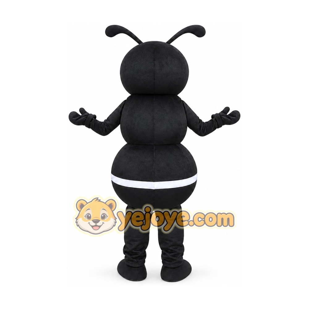 Black Ant Mascot Costume for Adults Custom Logo Party Character Suit Black Ant Mascot Costume for Adults Custom Logo Party Character Suit