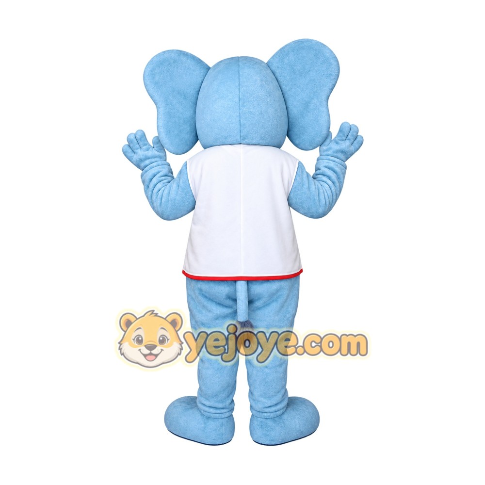 Elephant Mascot Costume for Adults Custom Logo Party Character Suit
